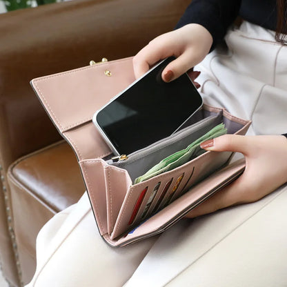Luxury Long Purse Clutch Large Capacity Wallets