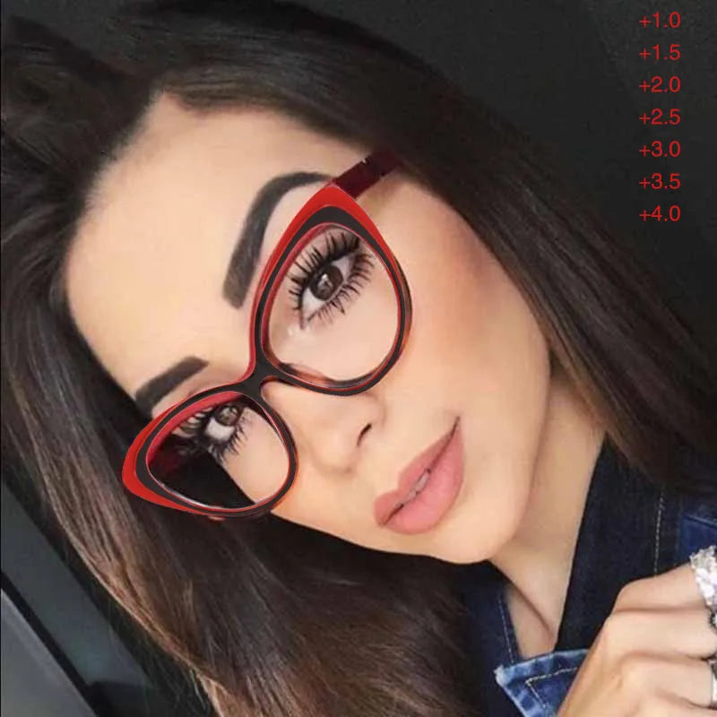 Cat Eye Reading Hyperopia Eyeglasses