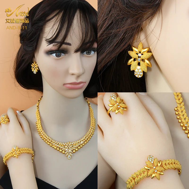 African Jewelry Big Necklace Jewelry Set