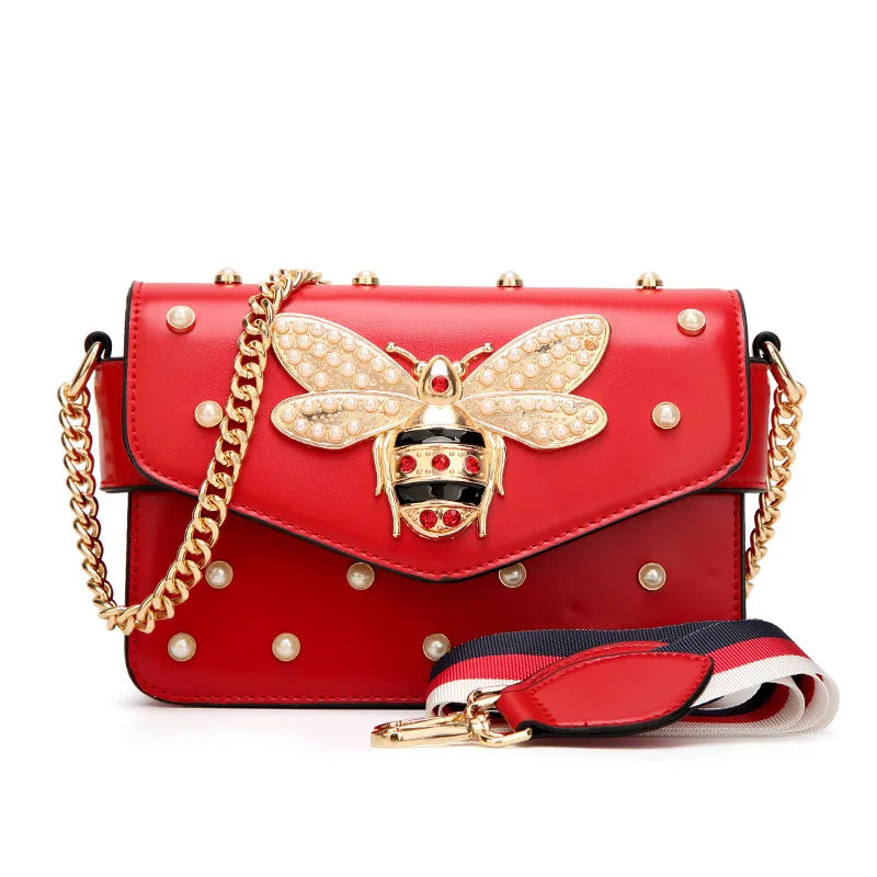 Bee Pearl Crossbody Bags