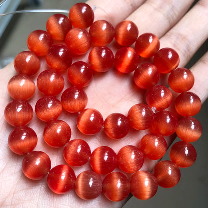 Cat Eye Opal Beads Natural Stone DIY Bracelets