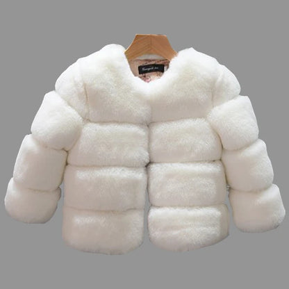 Faux Fur Winter Long Sleeve Christmas Jacket