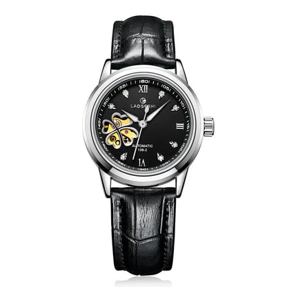 DANA Automatic Diamond Leather Watch