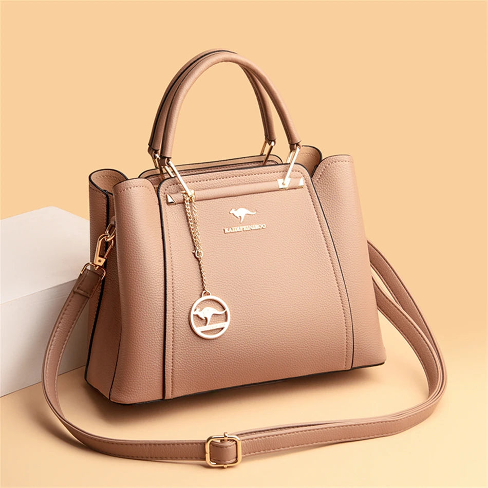 Luxury Soft Leather Shoulder Crossbody Bag