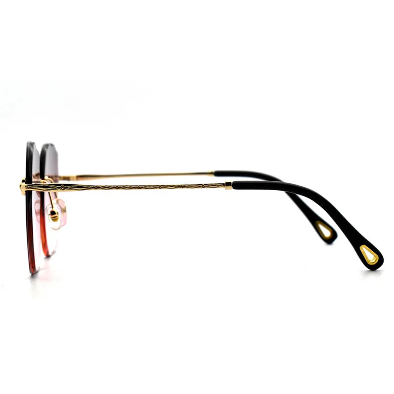 Rimless UV400 High Quality Gradient Sunglasses