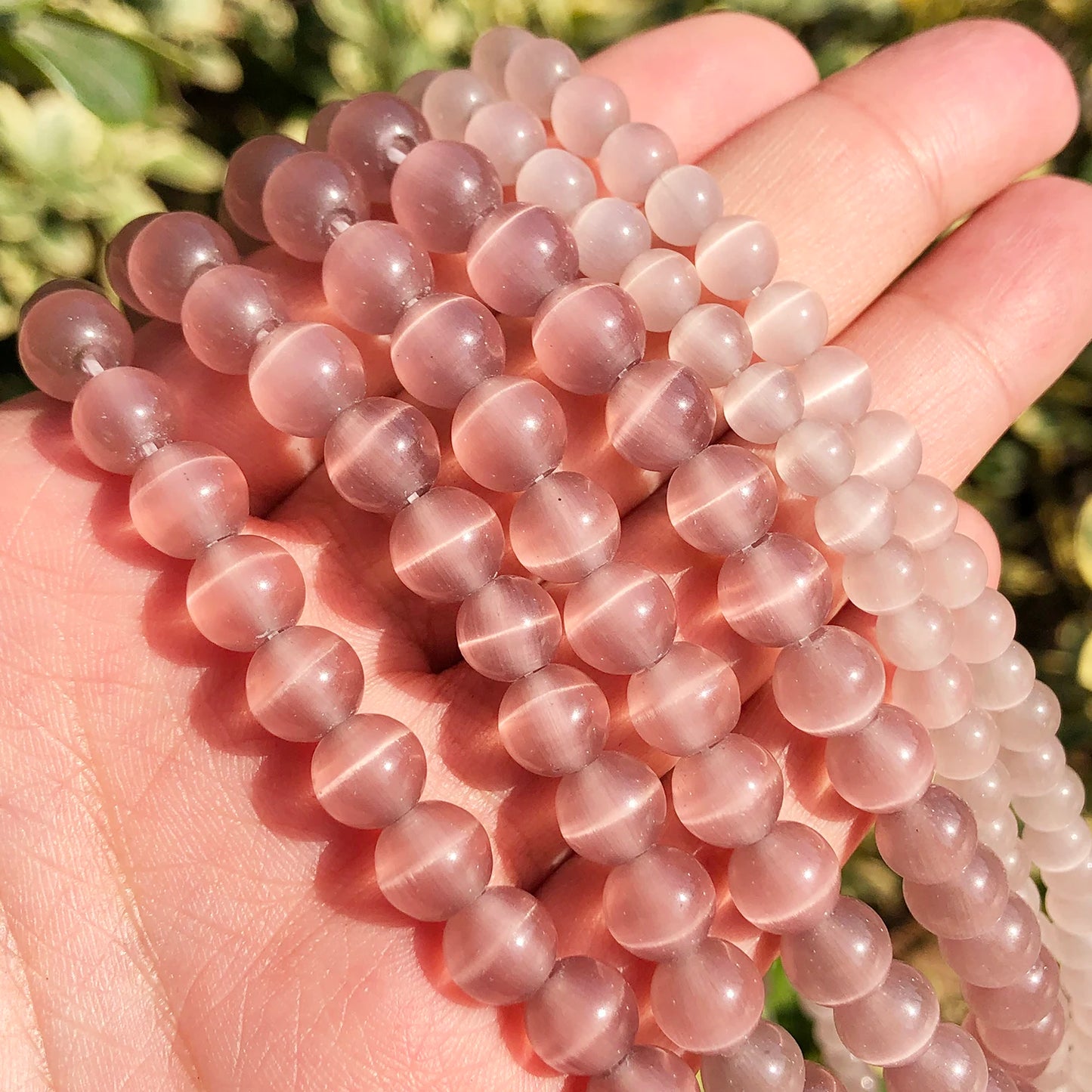 Cat Eye Beads Moon Stone DIY Bracelet