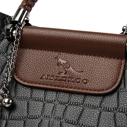 Leather Alligator Crossbody Bag