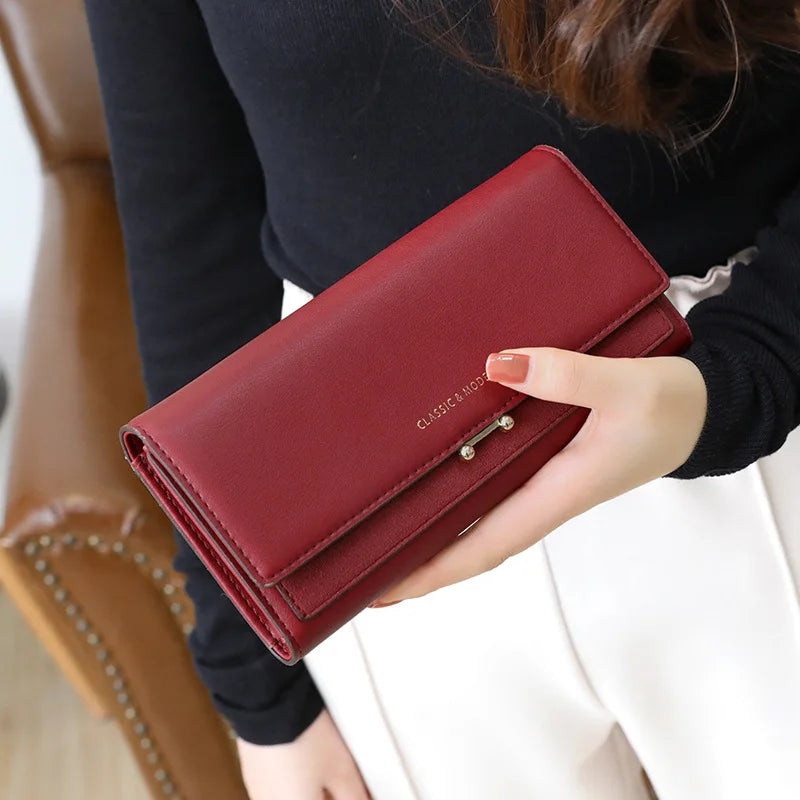 Luxury Long Purse Clutch Large Capacity Wallets