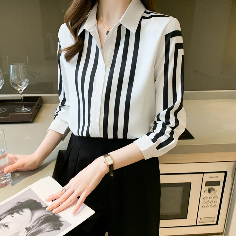 Long Sleeve Shirts Tops Blusas