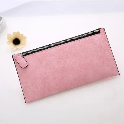Wallet Long Money Coin Purse Leather Thin Card Holder Wallets