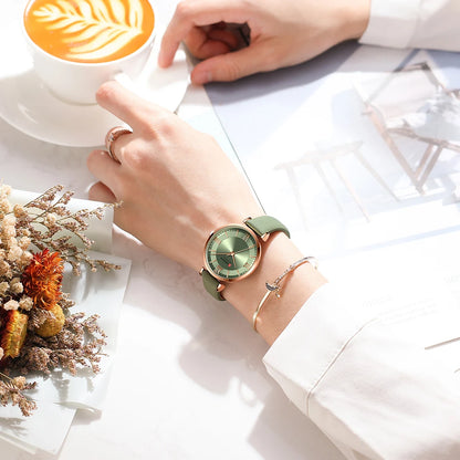 CURREN Quartz Leather Elegant Watches