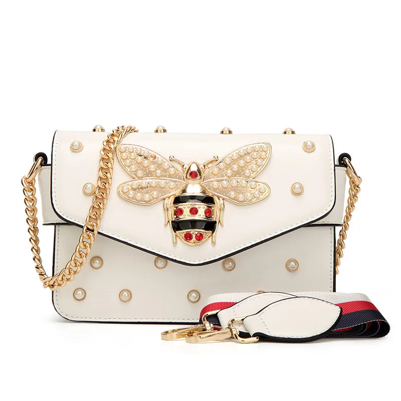 Bee Pearl Crossbody Bags