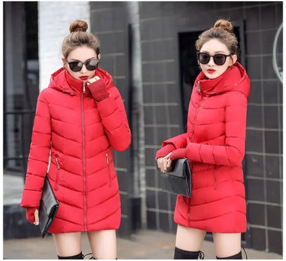Slim Cotton Padded Thicken Long Coat