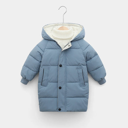 Down Long Outerwear Winter Autumn Teen Cotton -Padded Parka Coats