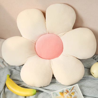35/45cm Stuffed Six Petal Flower Cushion Seat Pillow