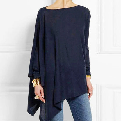 Cotton Long Sleeve Blouse Pullover