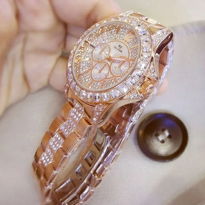 DANA Quartz Diamond Rose Gold Watch