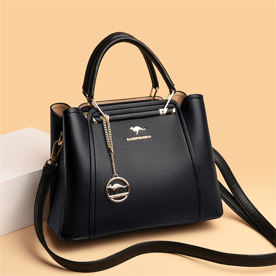 Luxury Soft Leather Shoulder Crossbody Bag