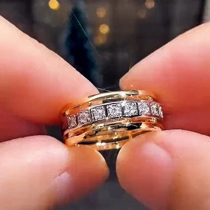 Temperament with Dazzling Crystal Rings