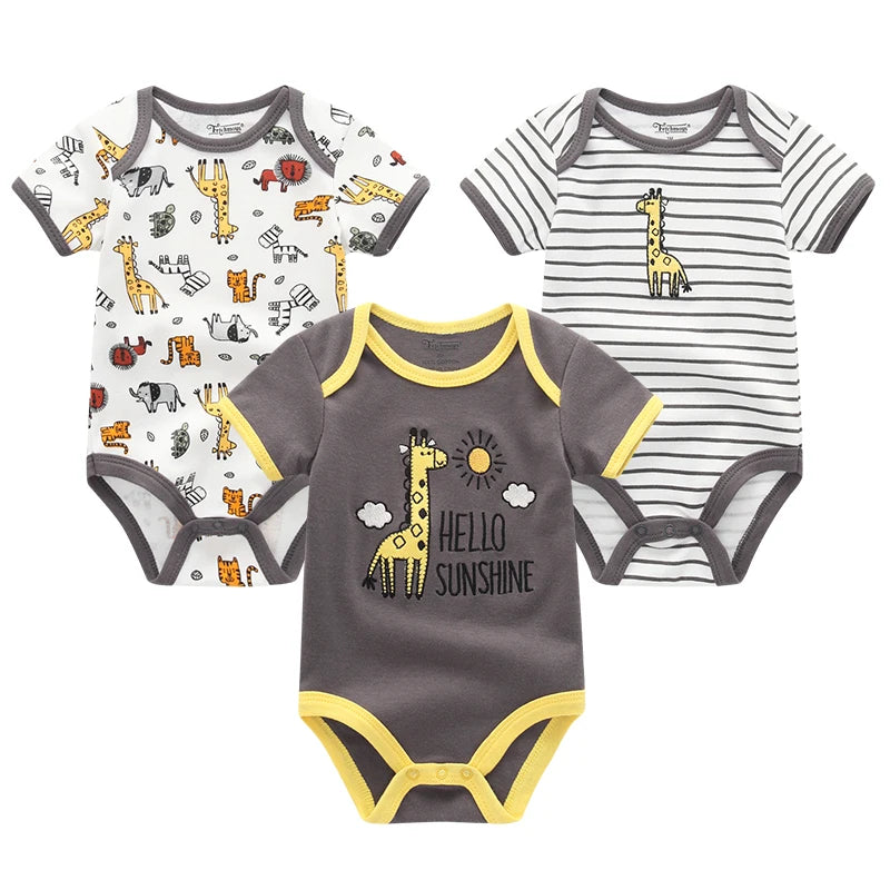 Baby Jumpsuits 3 Pieces Newborn Toddler Set