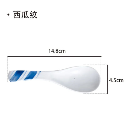 Ceramic Japanese Retro Bone Spoon