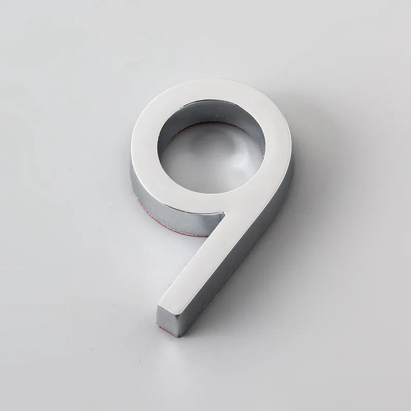 1pc 3D Numeral Door Plaque House Door Label
