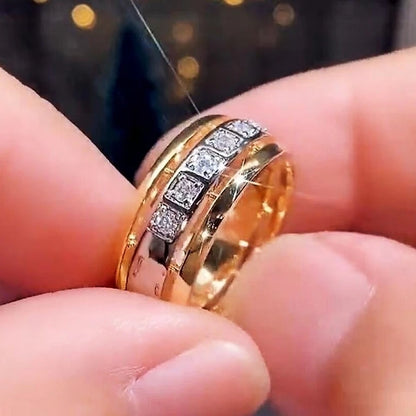 Temperament with Dazzling Crystal Rings