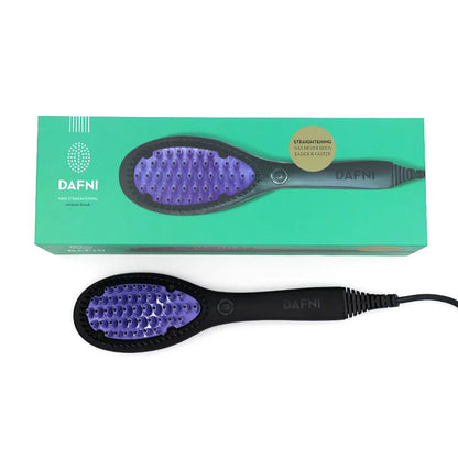 Hair Straightener Brush Ceramic Fast Straightening