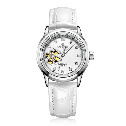 DANA Automatic Diamond Leather Watch