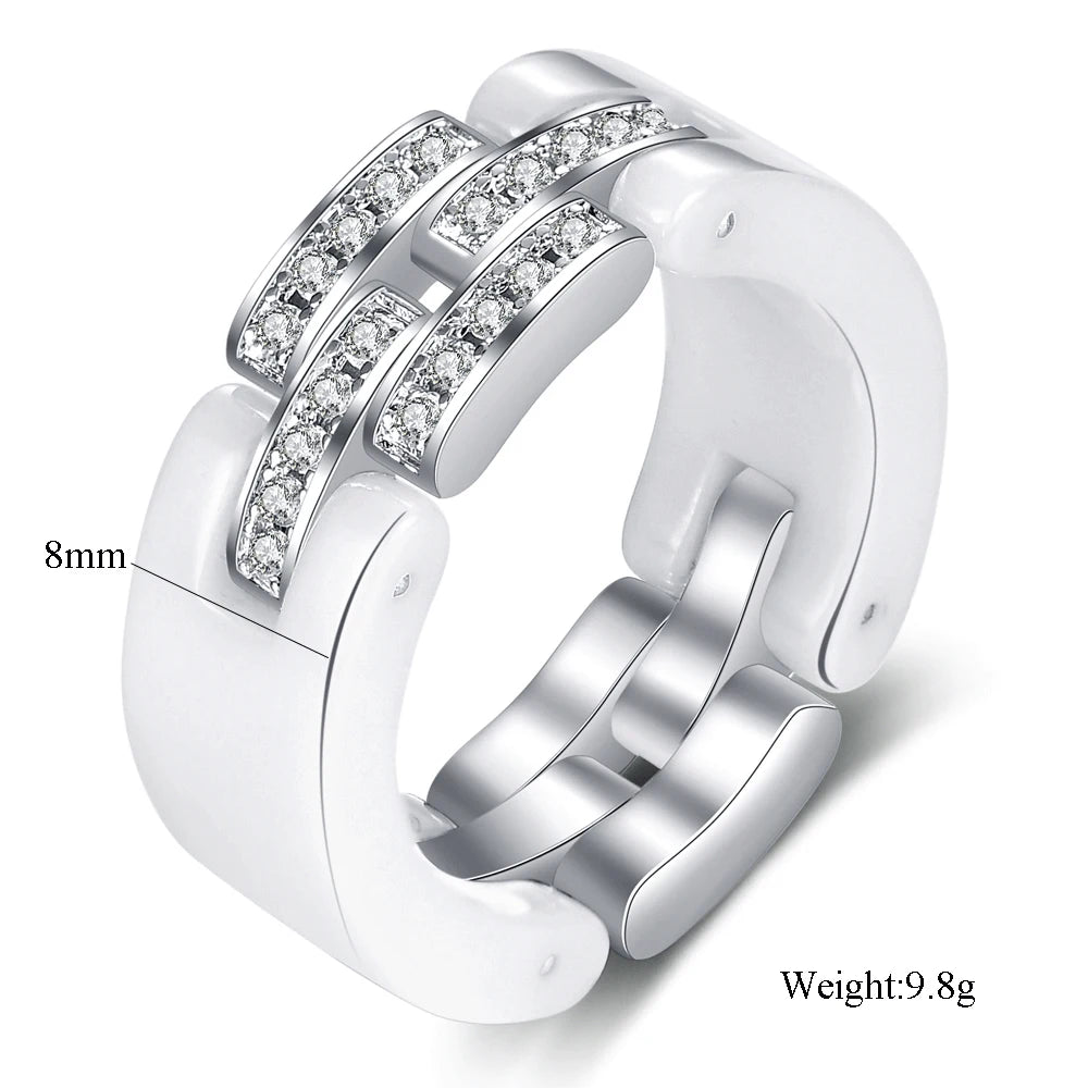 DANA Ceramic  Zircon Rings