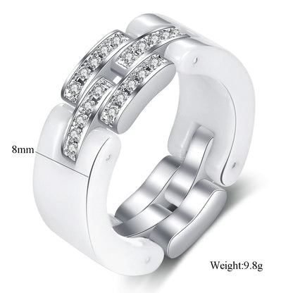 DANA Ceramic  Zircon Rings