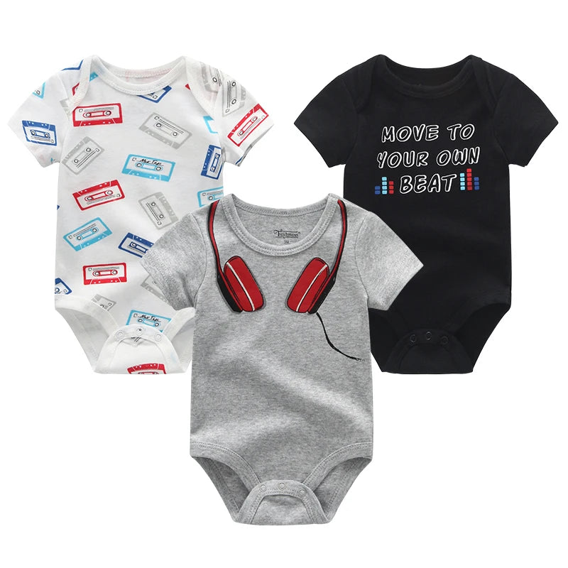 Baby Jumpsuits 3 Pieces Newborn Toddler Set