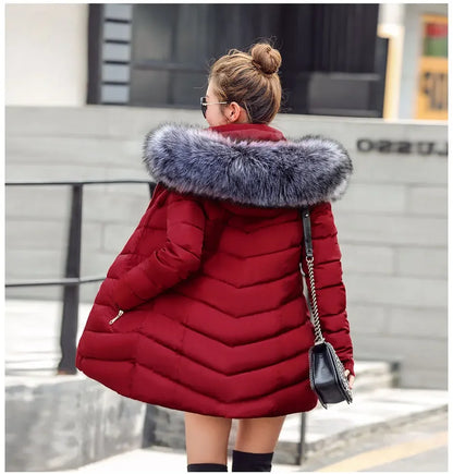 Slim Cotton Padded Thicken Long Coat