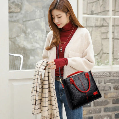 Luxury pu Leather Crossbody Bags for