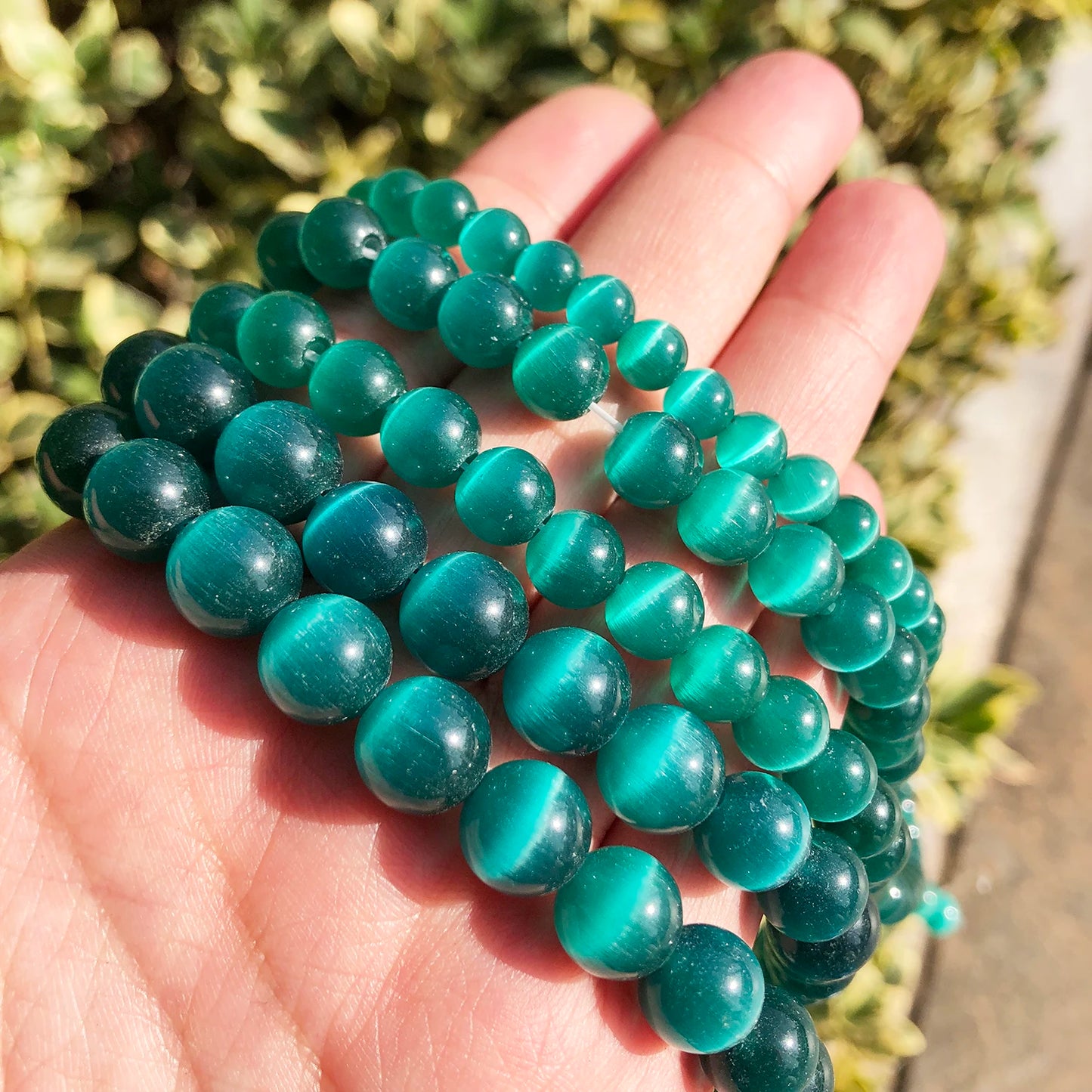 Cat Eye Beads Moon Stone DIY Bracelet