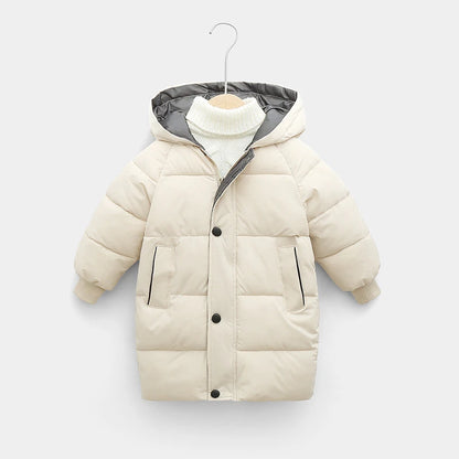 Down Long Outerwear Winter Autumn Teen Cotton -Padded Parka Coats