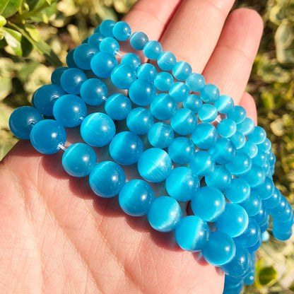 Cat Eye Beads Moon Stone DIY Bracelet