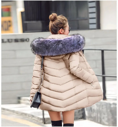 Slim Cotton Padded Thicken Long Coat
