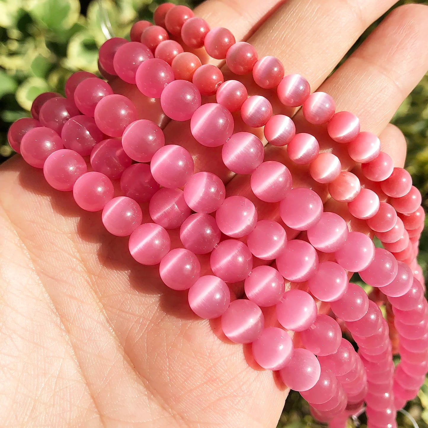 Cat Eye Beads Moon Stone DIY Bracelet