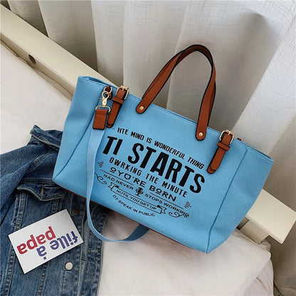 Canvas Large Capacity Shoulder Bag