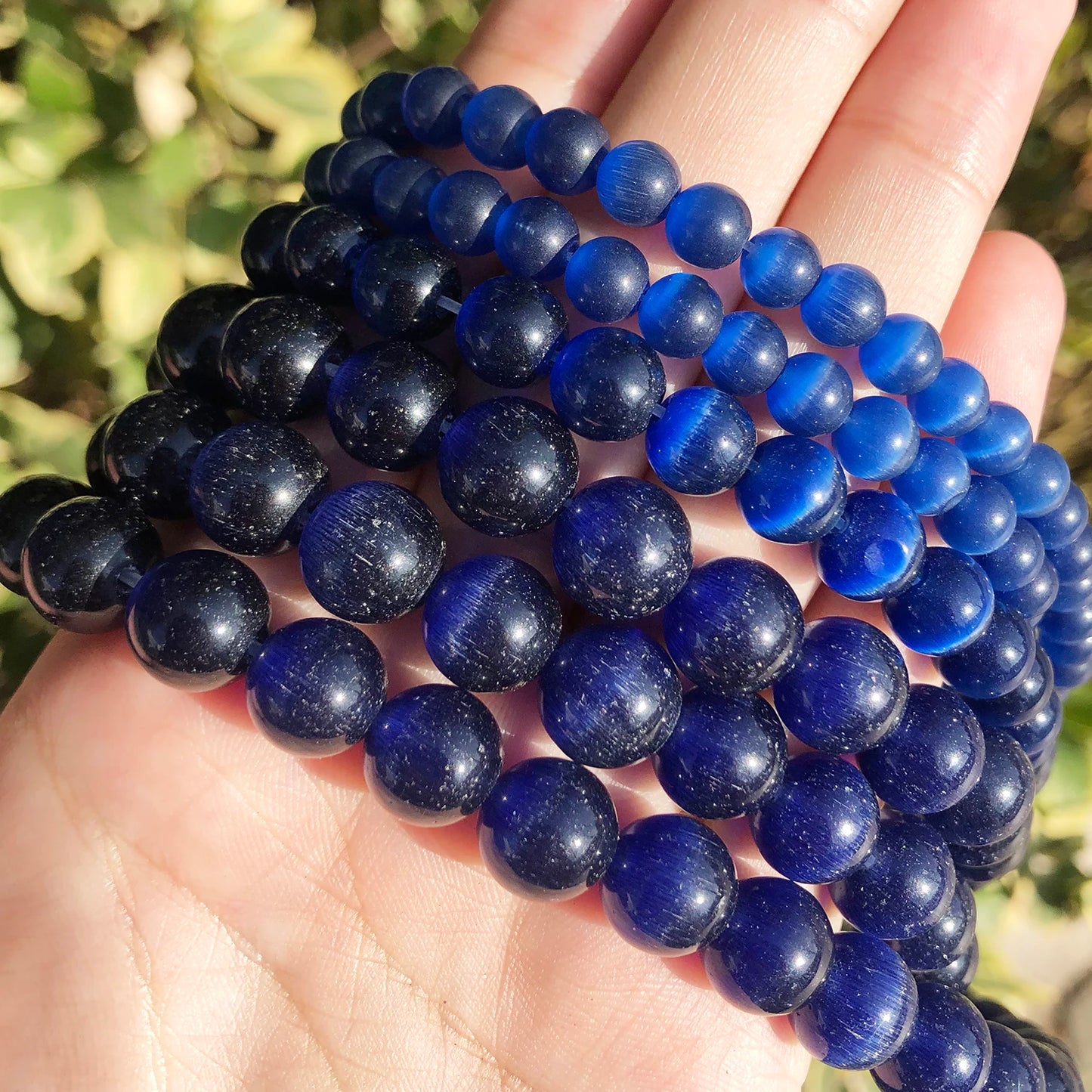 Cat Eye Beads Moon Stone DIY Bracelet