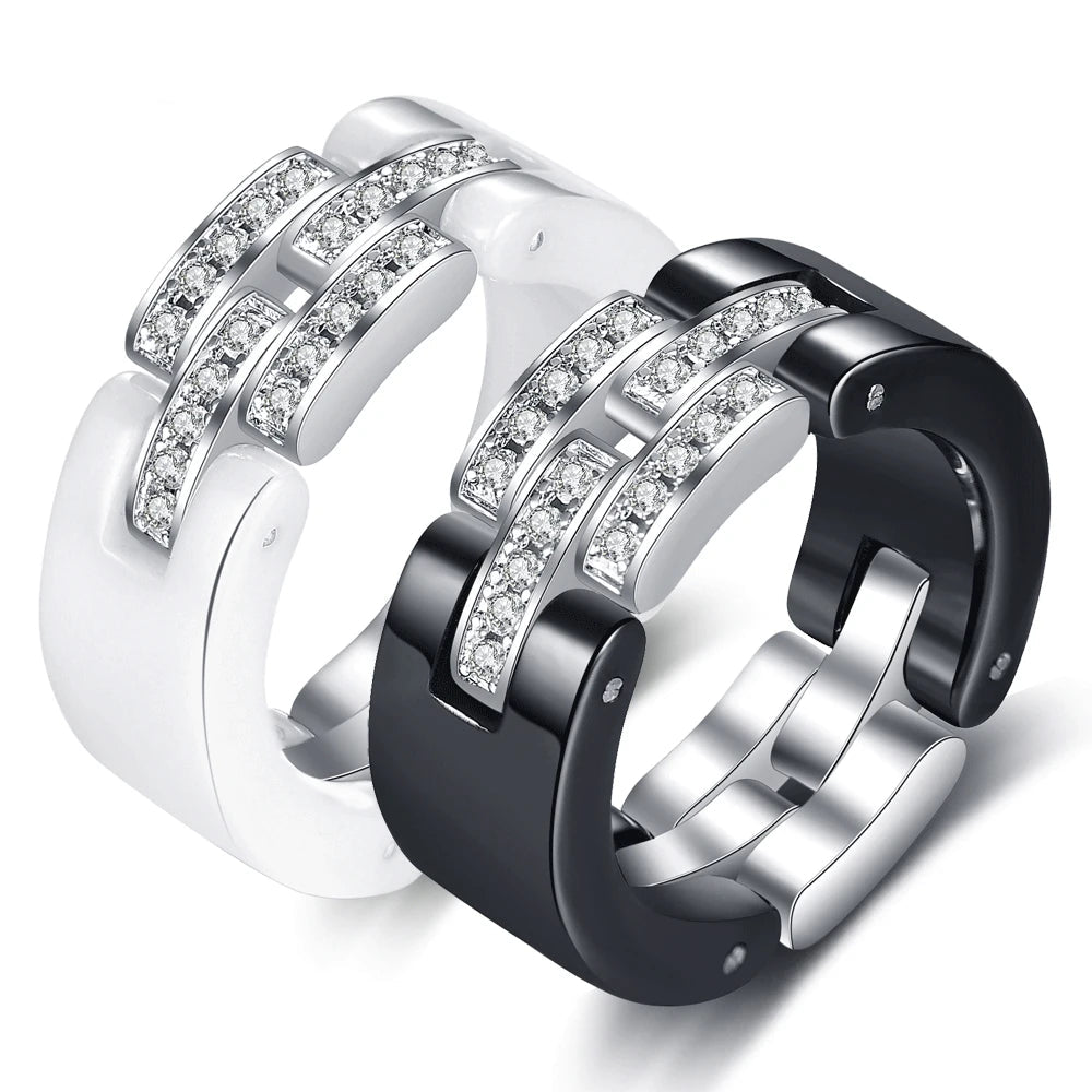 DANA Ceramic  Zircon Rings