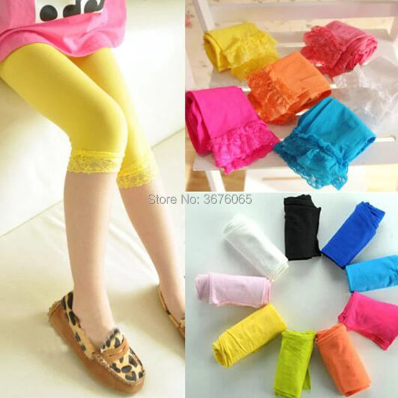 Baby Girls candy color Leggings pants