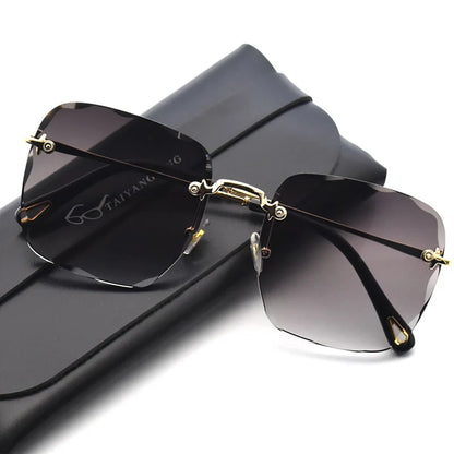 Rimless UV400 High Quality Gradient Sunglasses