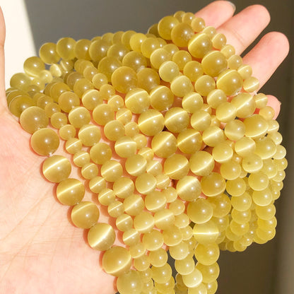 Cat Eye Beads Moon Stone DIY Bracelet