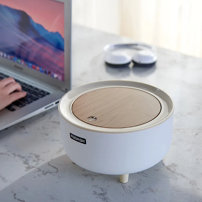Japanese-style Mini Desktop Trash Can Simple Press
