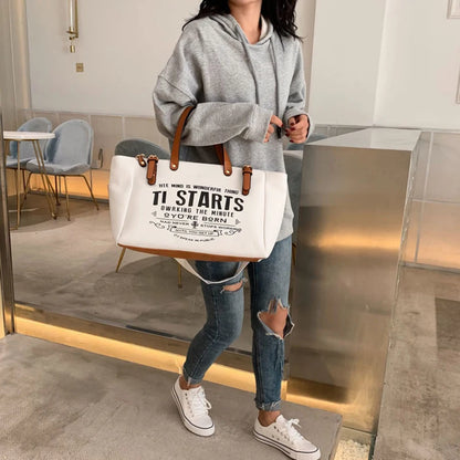 Canvas Large Capacity Shoulder Bag