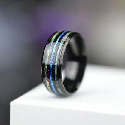 8mm Rose Gold Color Tungsten Stainless Steel Rings