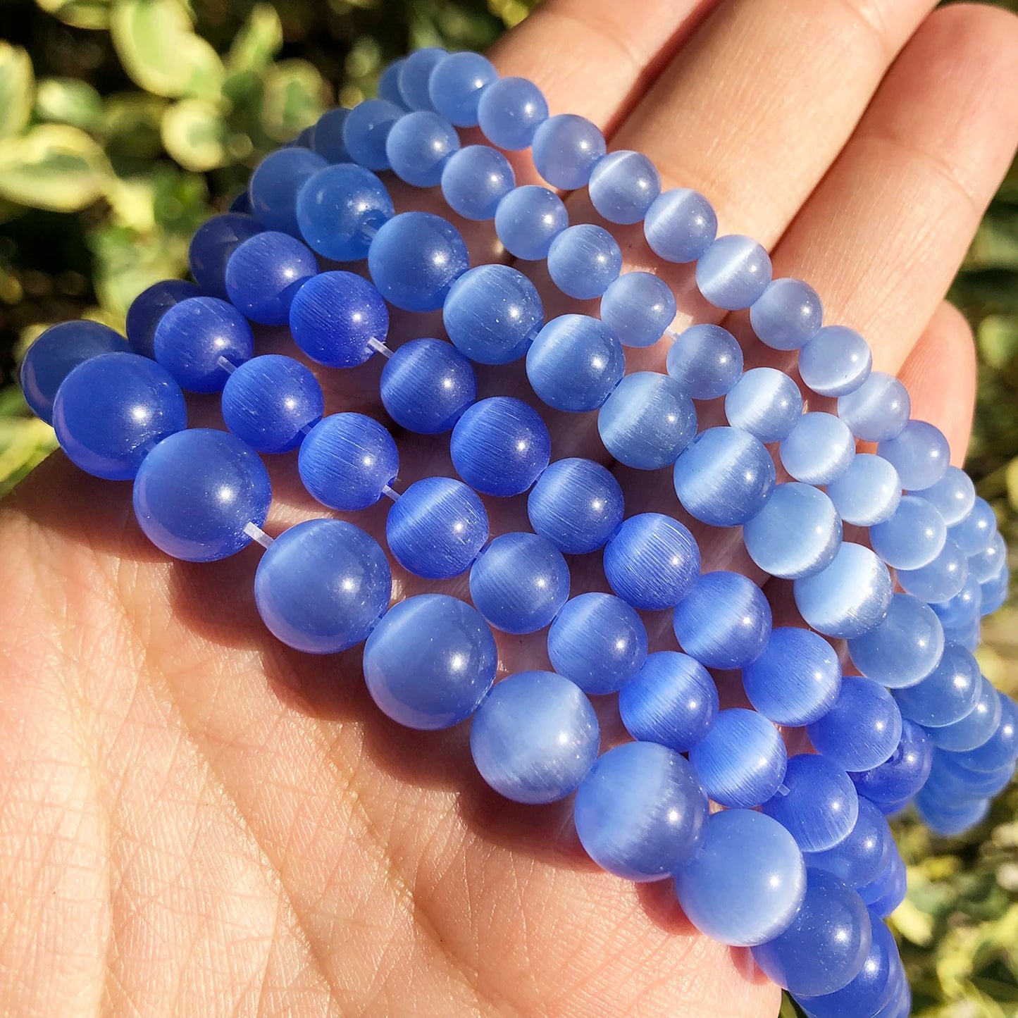 Cat Eye Beads Moon Stone DIY Bracelet