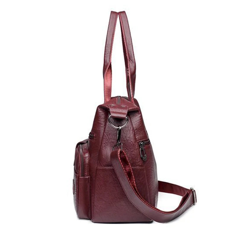 Luxury Shoulder PU Leather Crossbody Large Capacity Bag